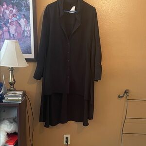 Elegant Black Button Down Shirt for Women